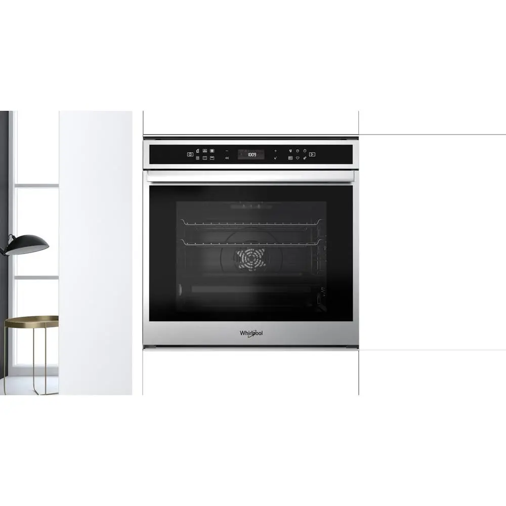 Piekarnik elektryczny parowy Whirlpool W6 OS4 4S1 P W Collection Termoobieg Inox