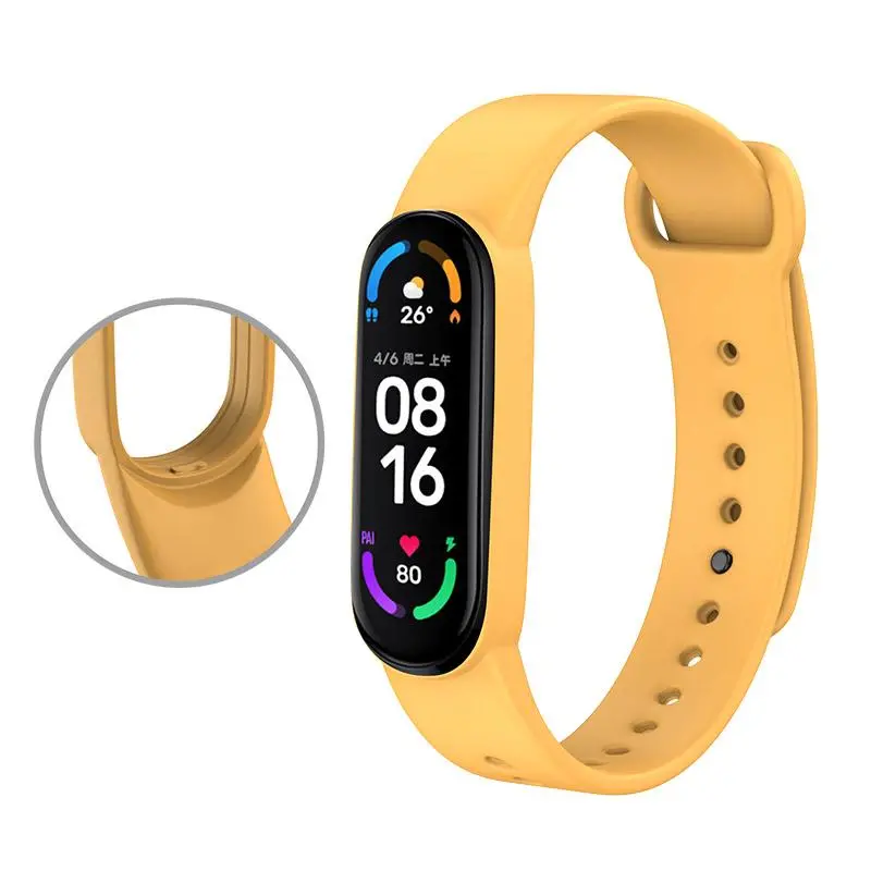 Opaska Yunmi Mi Band 5/6 XMBDST42 Żółty