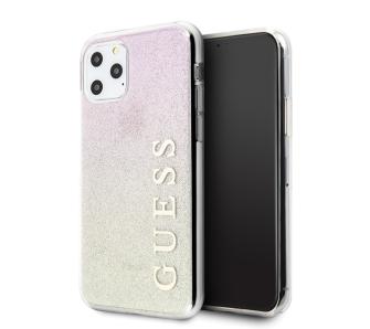 Etui Guess Glitter Gradient GUHCN65PCUGLGPI do iPhone 11 Pro Max Różowo-Złoty