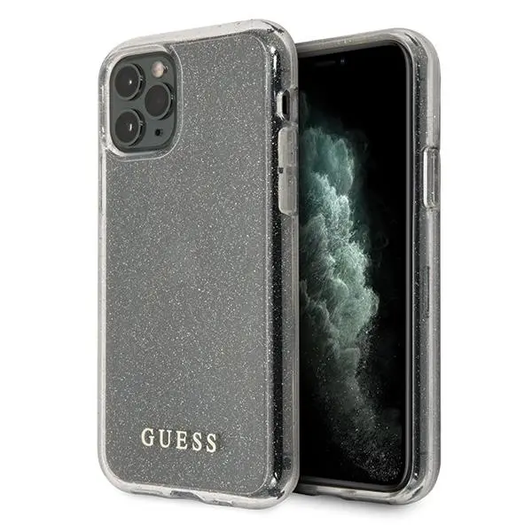 Etui Guess Glitter GUHCN58PCGLSI do iPhone 11 Pro Srebrny