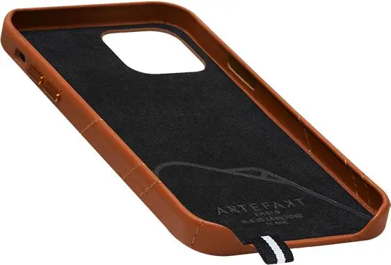 Etui Artefakt AFLOCOMIP1254C do iPhone 12 mini Koniak