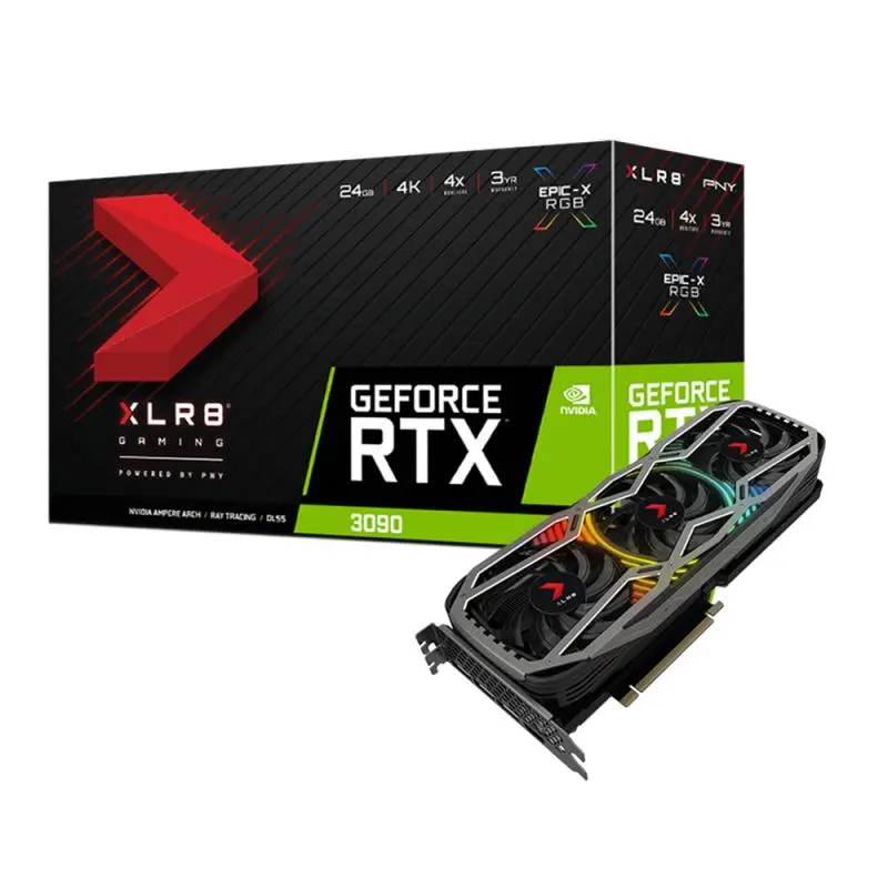 Karta graficzna PNY GeForce RTX 3090 XLR8 Gaming REVEL EPIC-X RGB 24GB GDDR6X 384bit DLSS