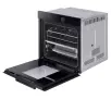 Piekarnik elektryczny parowy Samsung Infinite Line NV75T8979RK Dual Cook Termoobieg Termosonda Zdalne sterowanie Czarny