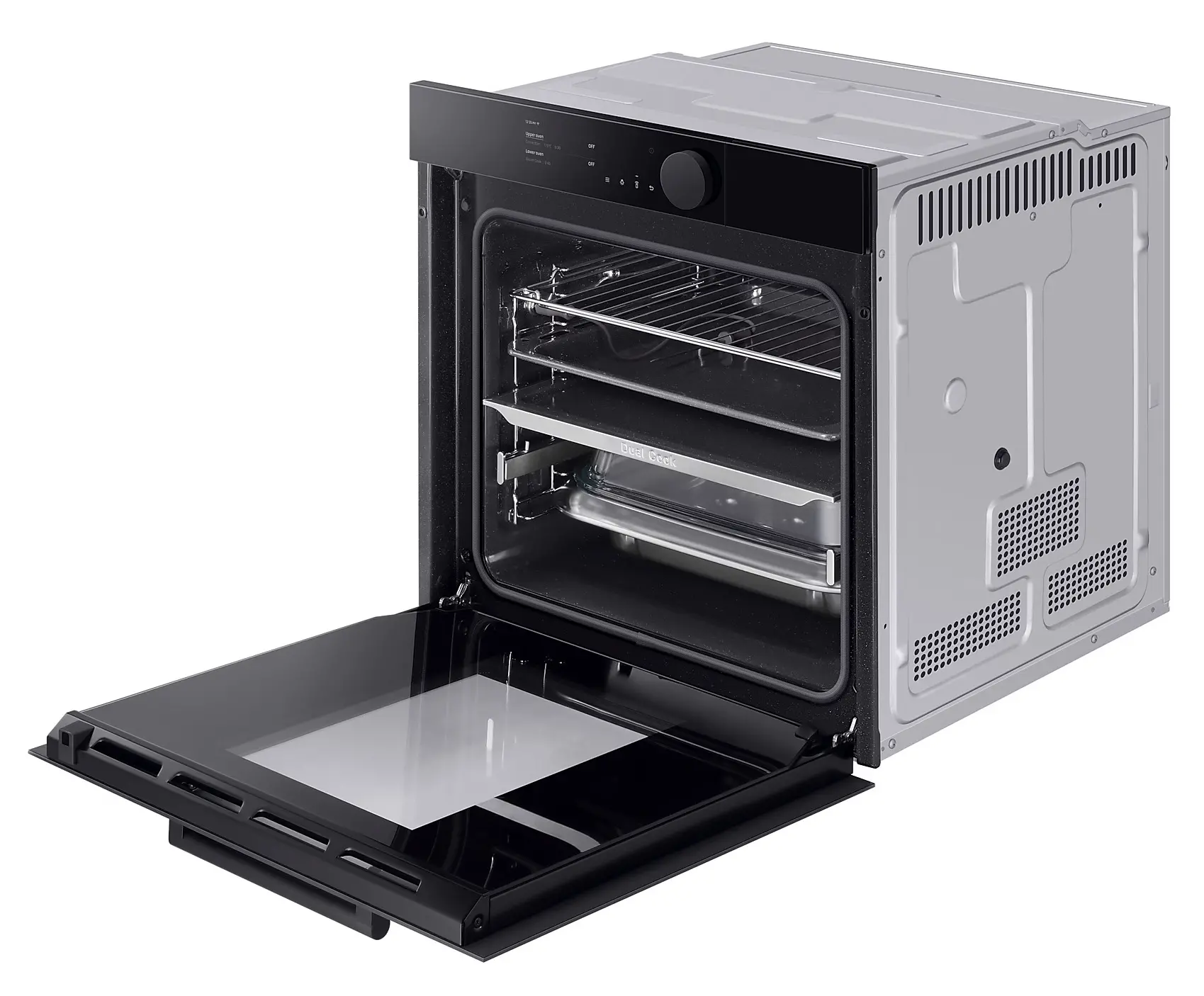 Piekarnik elektryczny parowy Samsung Infinite Line NV75T8979RK Dual Cook Termoobieg Termosonda Zdalne sterowanie Czarny