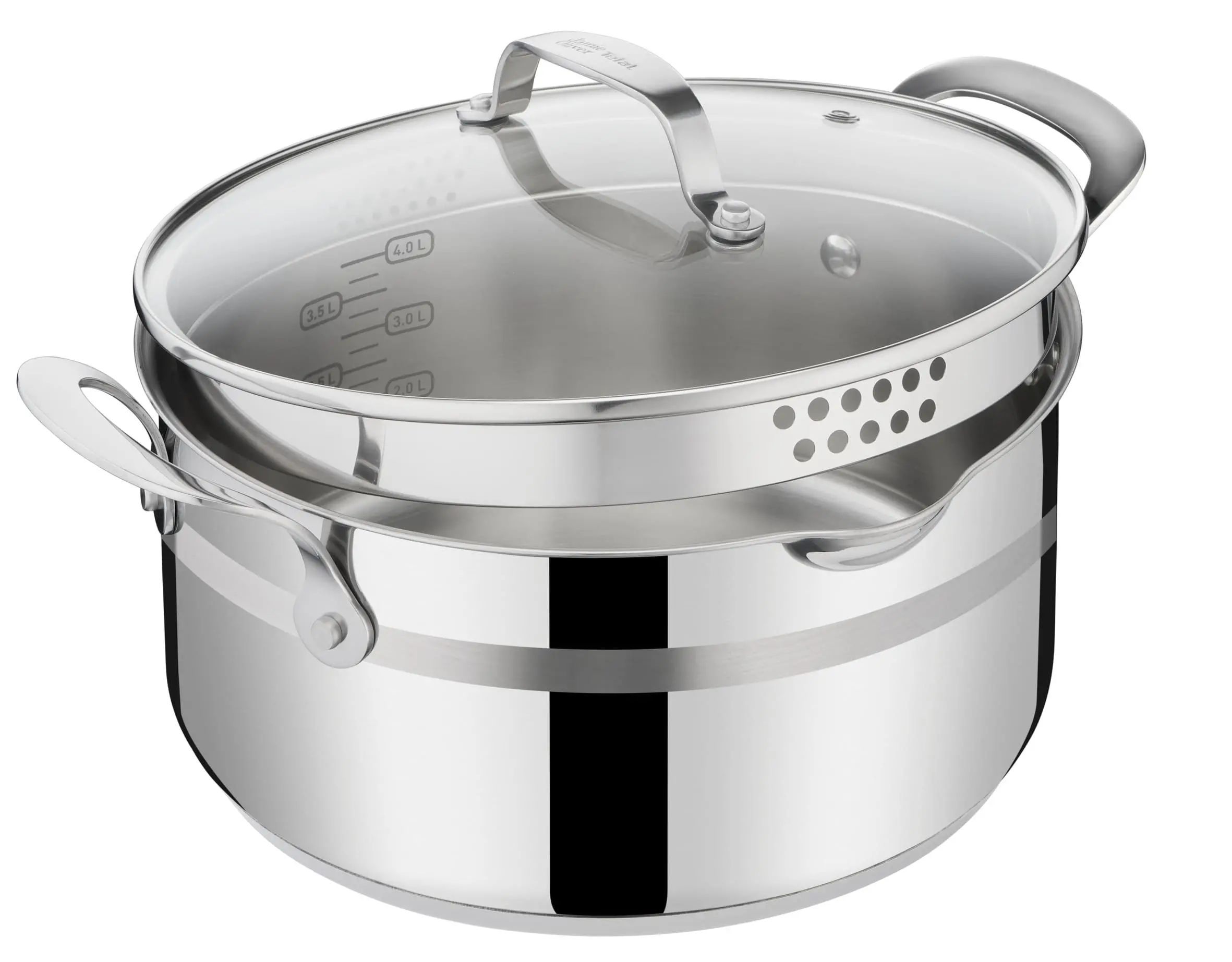 Zestaw garnków Tefal Jamie Oliver Cook' Smart Indukcja Stal nierdzewna 8 elementów