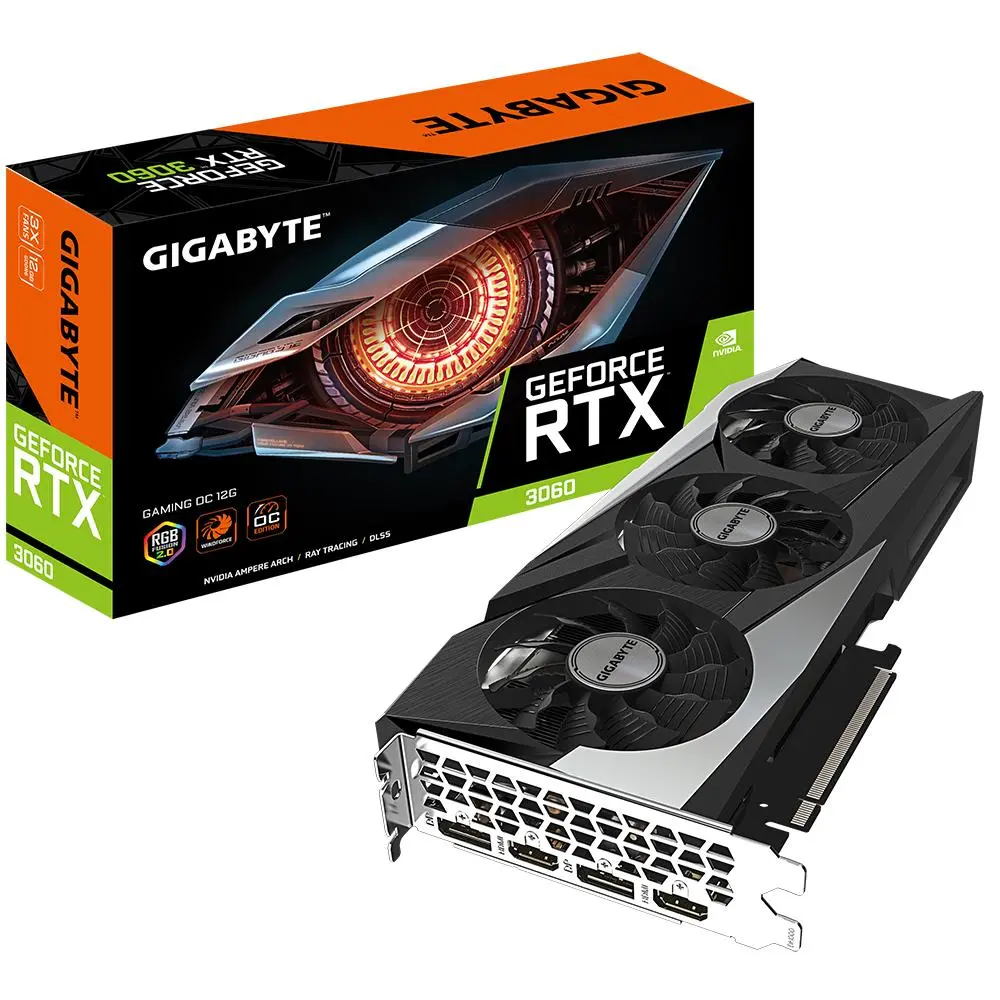 Karta graficzna Gigabyte GeForce RTX 3060 GAMING OC (rev. 2.0) LHR 12GB GDDR6 192bit DLSS