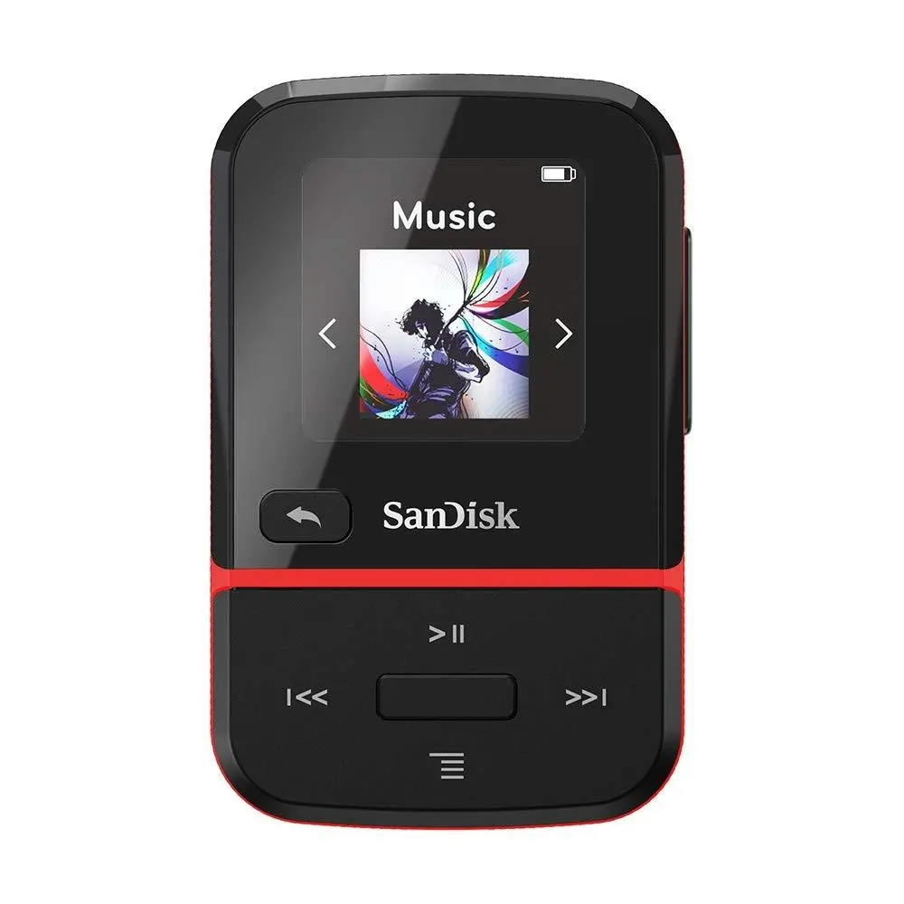 Odtwarzacz MP3 SANDISK Clip Sport Go 16GB Czarno-czerwony