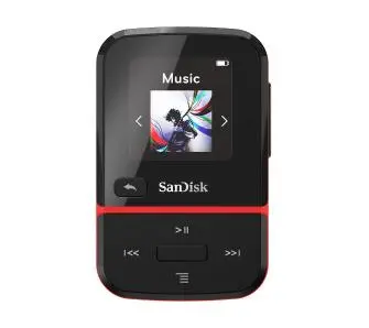 Odtwarzacz MP3 SanDisk Clip Sport Go 16GB Czarno-czerwony