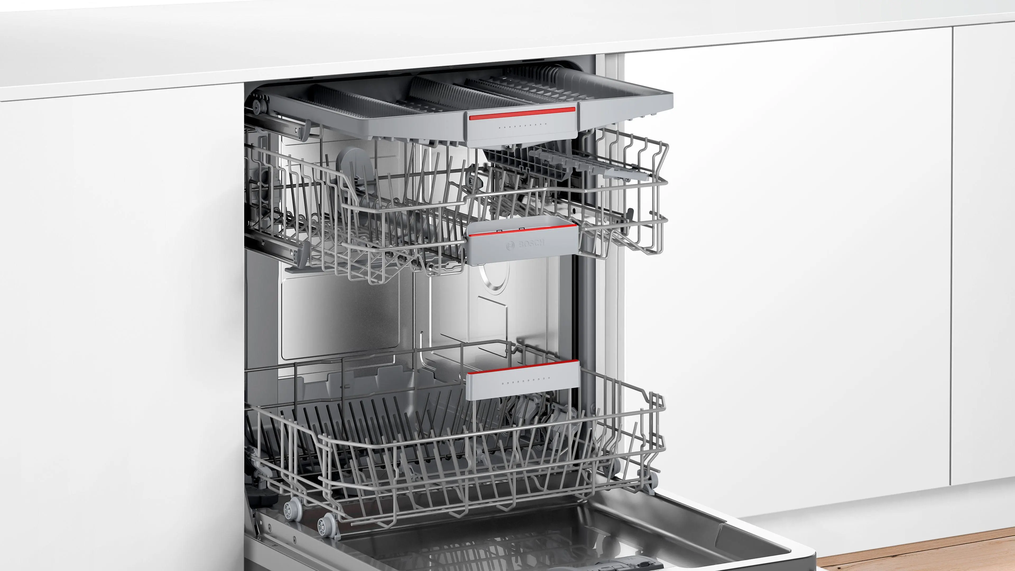 Zmywarka Bosch Serie 4 SMV4EVX15E 60cm Automatyczne otwieranie drzwi Szuflada na sztućce Zdalne sterowanie