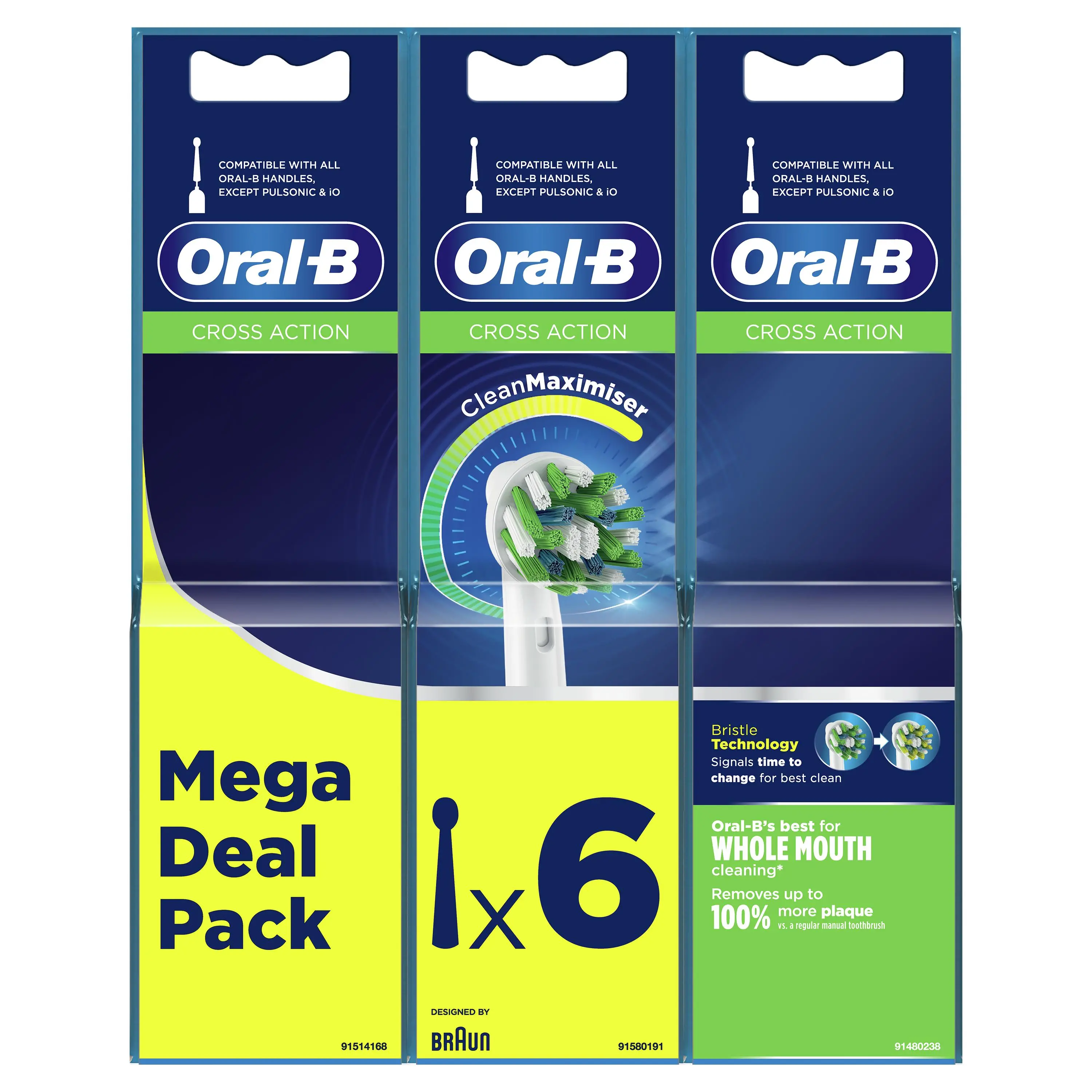 Końcówka do szczoteczki Oral-B Maximiser Cross Action 6szt.