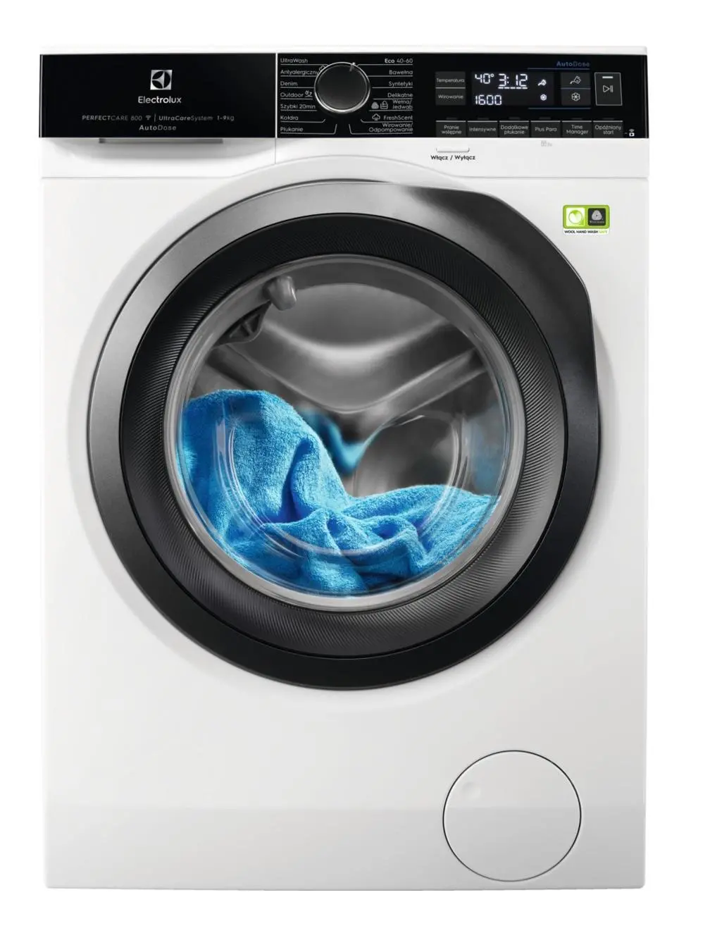 Pralka Electrolux 800 UltraCare EW8F169ASPA 9kg 1600obr/min Zdalne sterowanie