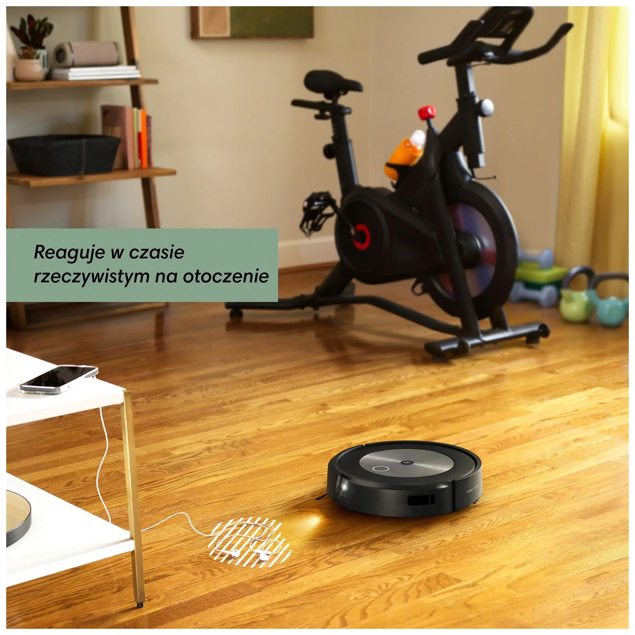 Robot sprzątający iRobot Roomba J7 Tworzenie mapy pomieszczenia 68dB