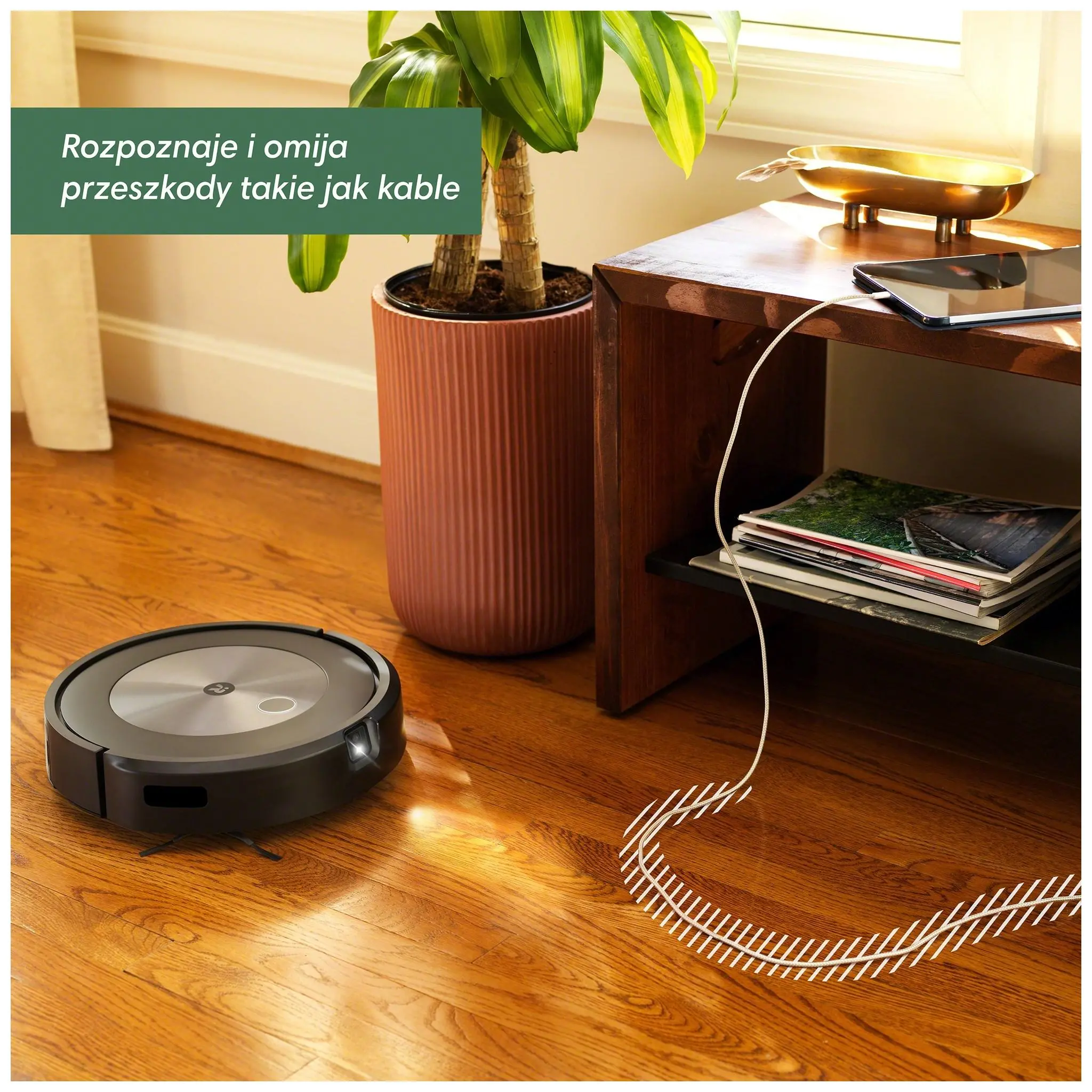 Robot sprzątający iRobot Roomba J7 Tworzenie mapy pomieszczenia 68dB