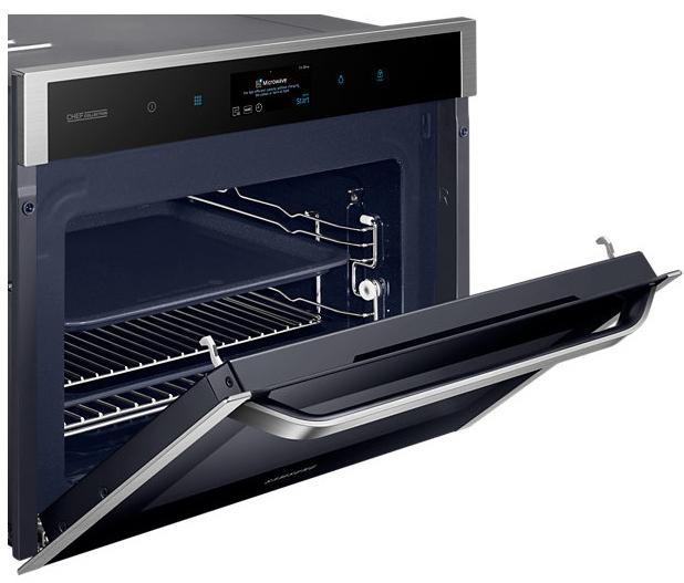 Piekarnik z mikrofalą Samsung Chef Collection NQ50J9530BS Termoobieg Srebrno-czarny