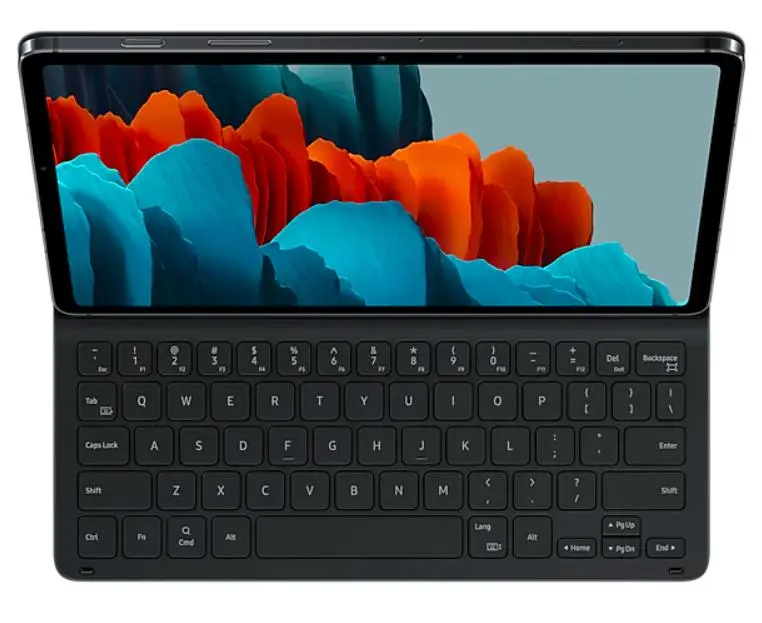 Etui na tablet Samsung Book Cover z klawiaturą do Galaxy Tab S7/S8 Czarny