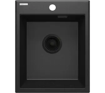 Zlewozmywak Deante Eridan ZQE G104 Granitowy Grafitowy/Metalik