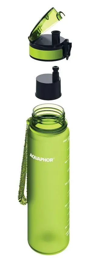 Butelka filtrująca Aquaphor City 0,5l 1 wkład Zielony