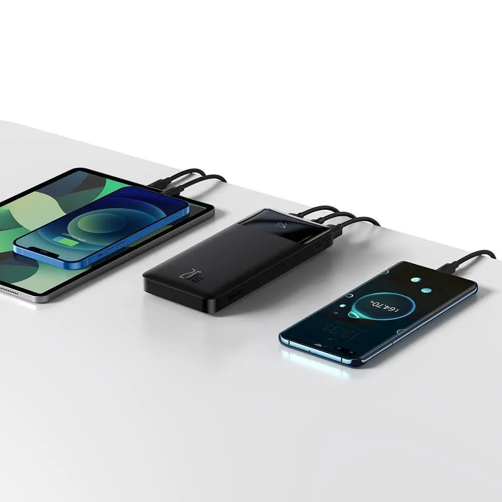 Powerbank Baseus PPDML-L01 Bipow 10000mAh 2xUSB USB-C 20W Czarny