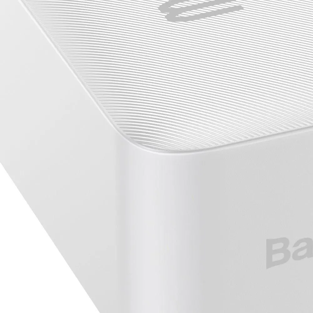 Powerbank Baseus PPBD050202 Bipow 30000mAh 2xUSB USB-C 15W Biały