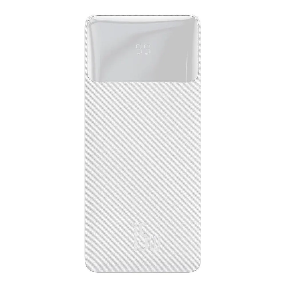 Powerbank Baseus PPBD050202 Bipow 30000mAh 2xUSB USB-C 15W Biały