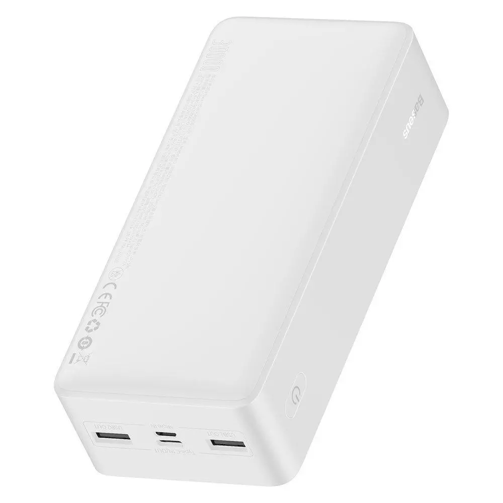 Powerbank Baseus PPBD050202 Bipow 30000mAh 2xUSB USB-C 15W Biały