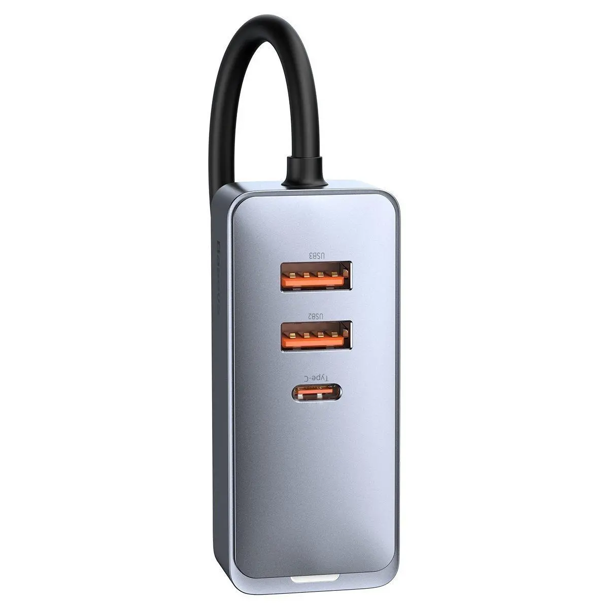 Ładowarka samochodowa Baseus CCBT-B0G Share Together 3x USB USB-C 120W Szary