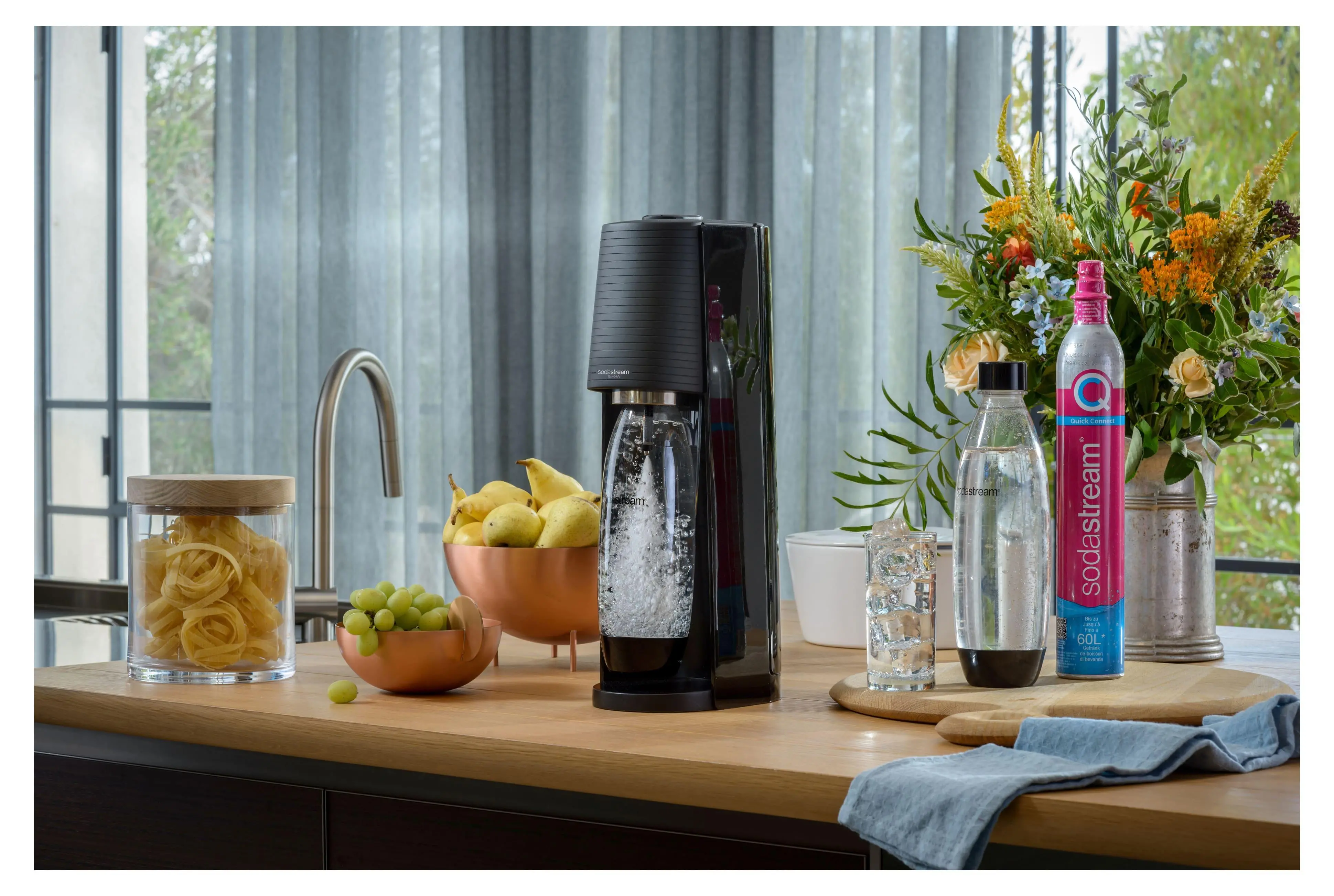 Saturator Sodastream Terra Czarny