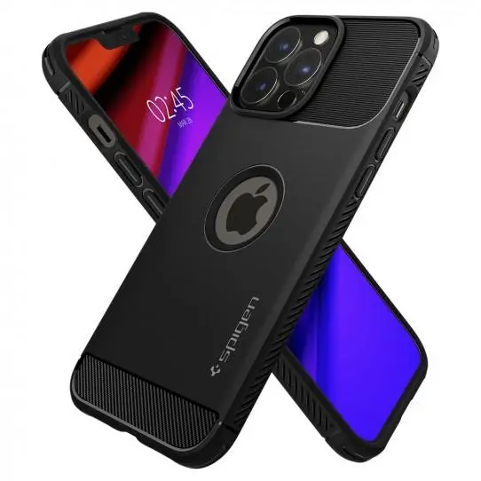 Etui Spigen Rugged Armor do iPhone 13 Pro Max Czarny