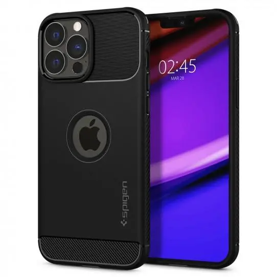 Etui Spigen Rugged Armor do iPhone 13 Pro Max Czarny
