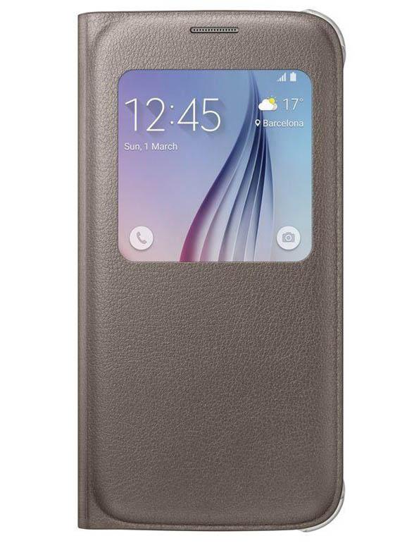 Samsung Galaxy S6 S View Cover EF-CG920PF (złoty)