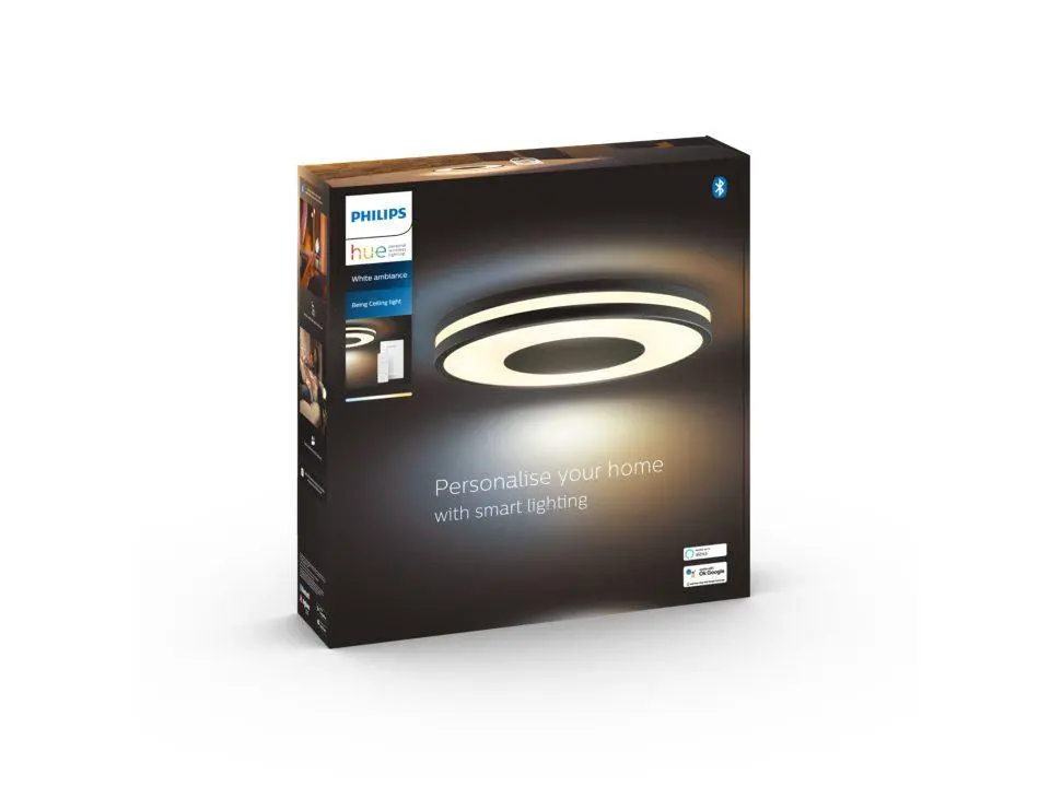 Lampa sufitowa Philips Hue White Ambiance Being 929003055101 Czarny