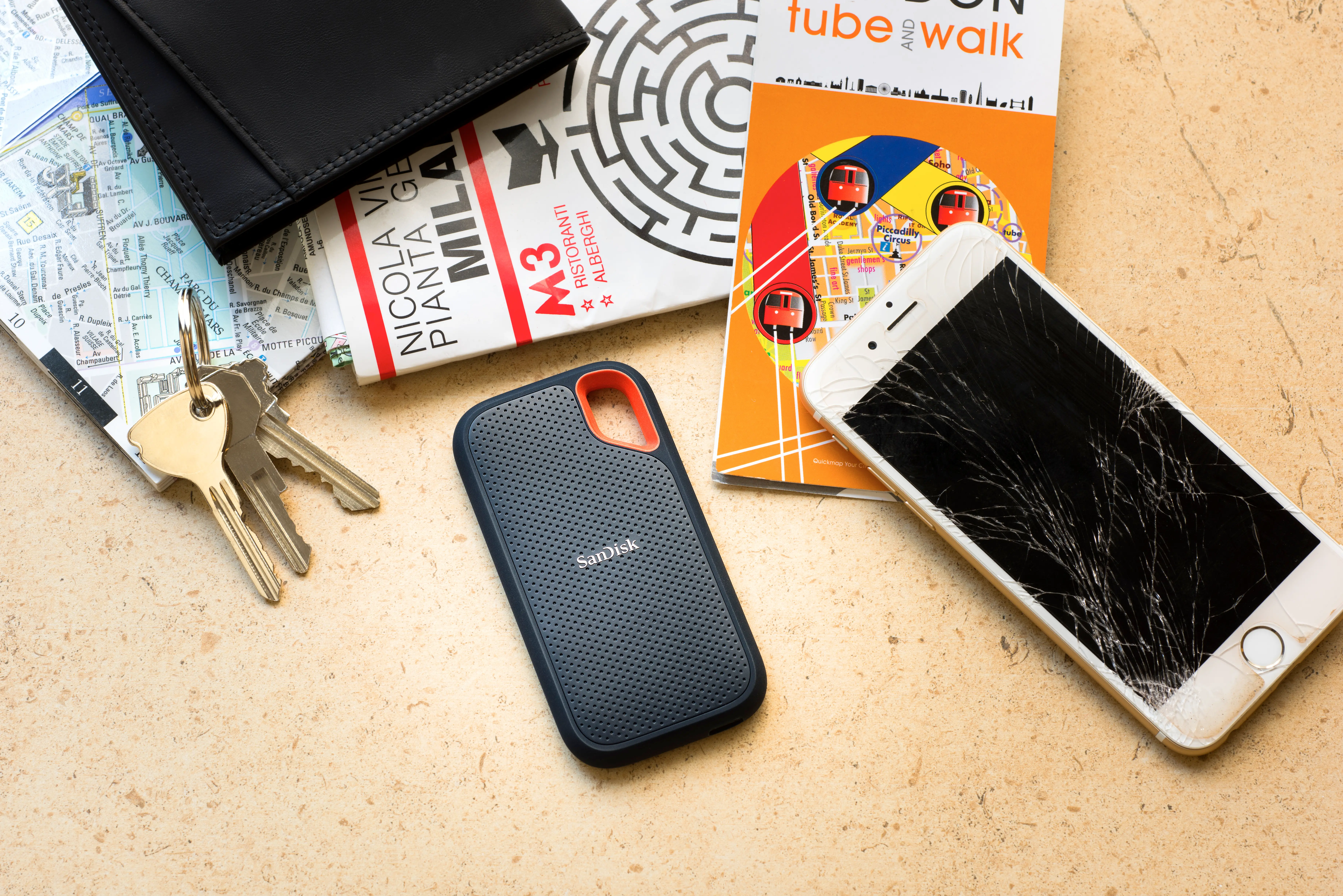 Dysk SanDisk Extreme Portable SSD 4TB USB 3.2 Typ C Szary