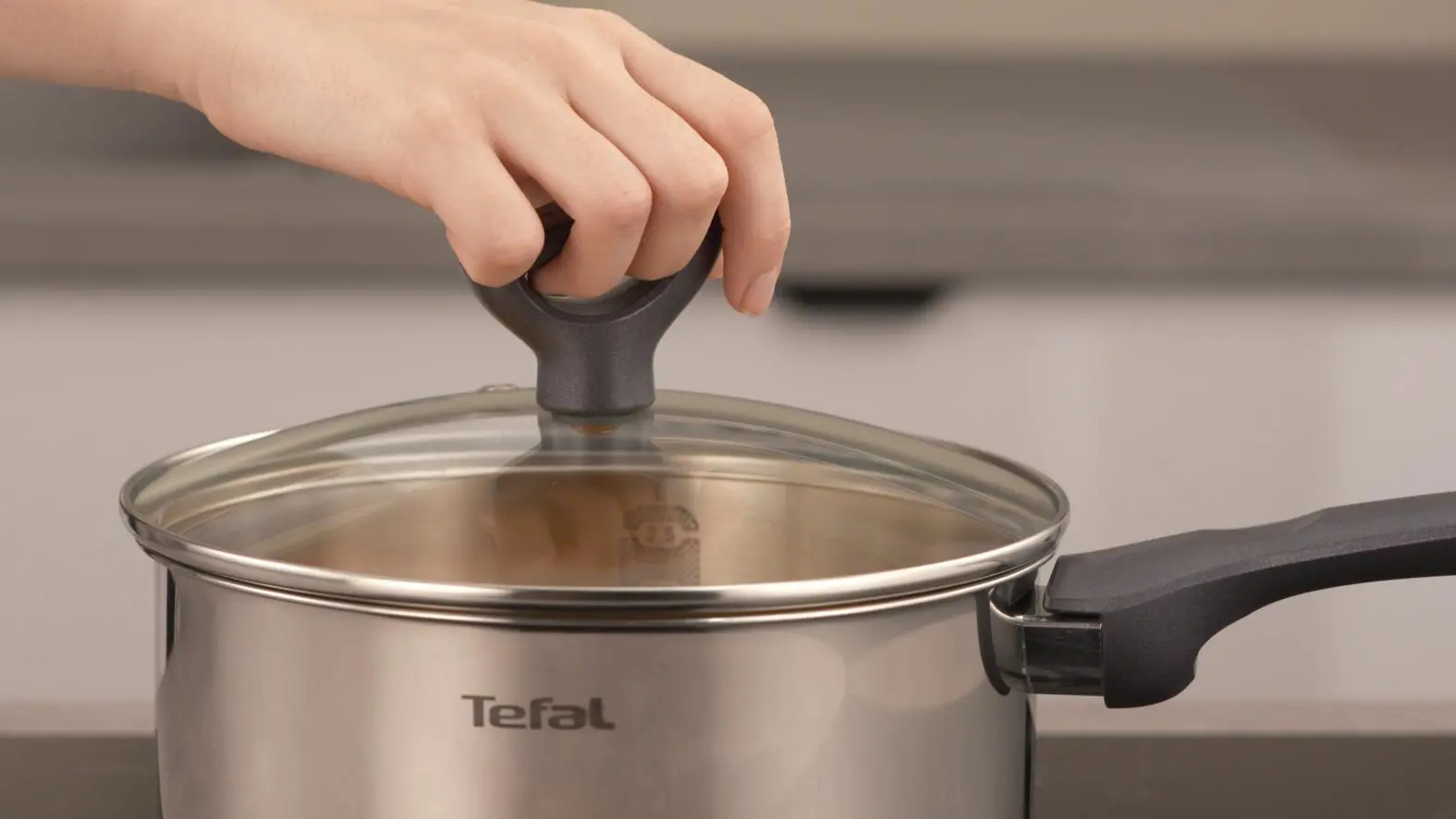 Zestaw garnków Tefal Daily Cook G712S855 Indukcja Stal nierdzewna 8 elementów