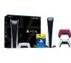 Konsola Sony PlayStation 5 Digital (PS5) + PlayStation Plus 12 m-ce + Dodatkowy Pad Czerwony