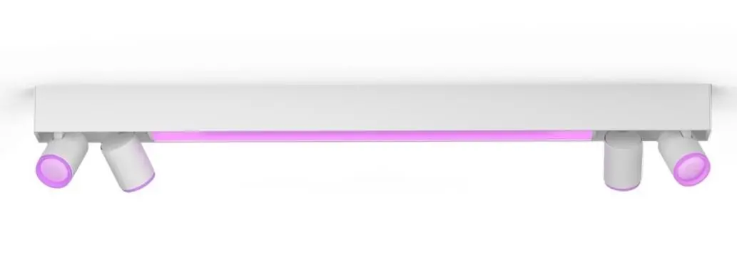 Reflektor Philips Hue White and Color Ambiance Centris 4 Biały