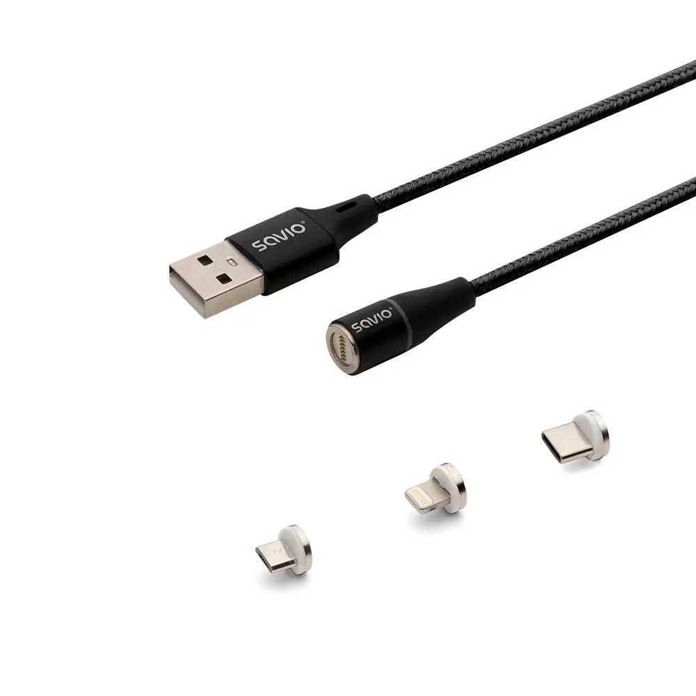 Kabel Savio CL-152 1m Czarny