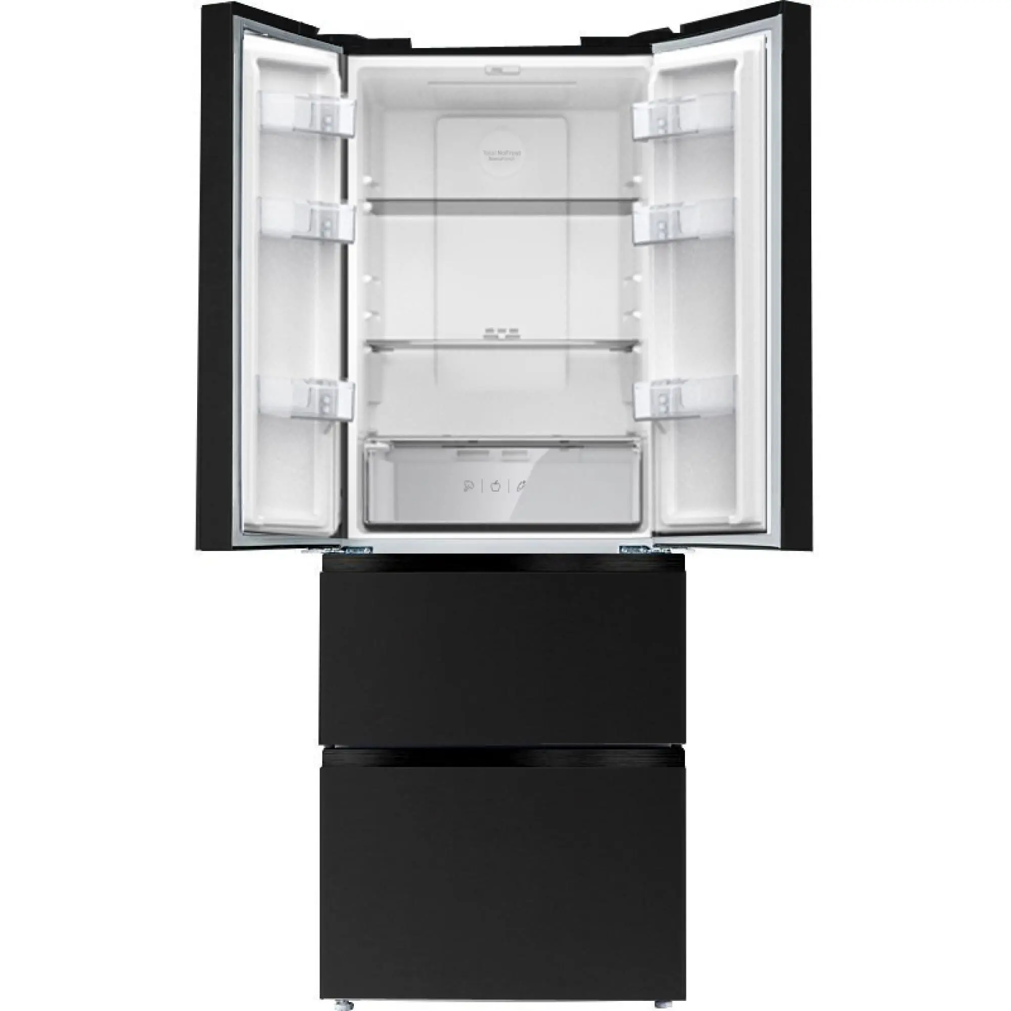 Lodówka Amica FY3279.6GDFB Pełny No Frost 180,3cm Czarny