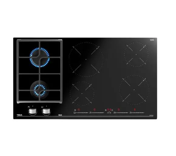 Газово-індукційна плита Teka JZC 96324 ABC BK (E4) 90cm