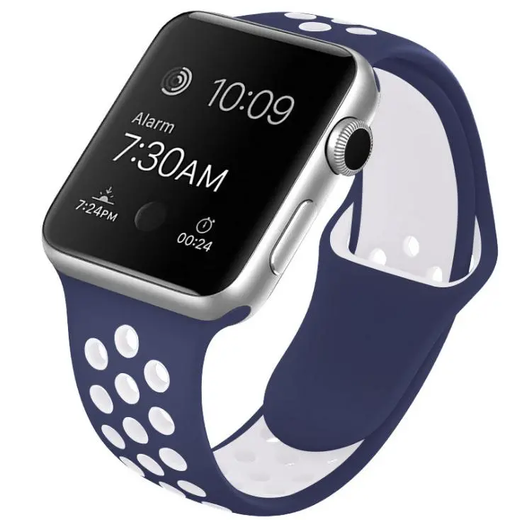 Pasek Inoly do Watch 42/44/45mm Granatowo-biały