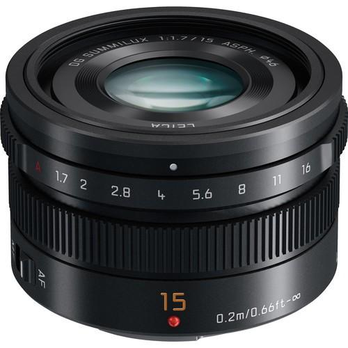 Panasonic H-X015E 15 mm f/1,7 (czarny)