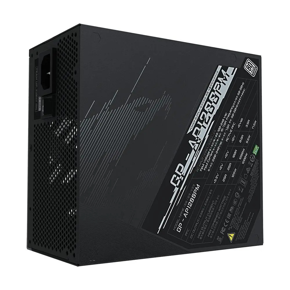 Zasilacz Gigabyte Aorus P1200W 80+ Platinum Modular Czarny