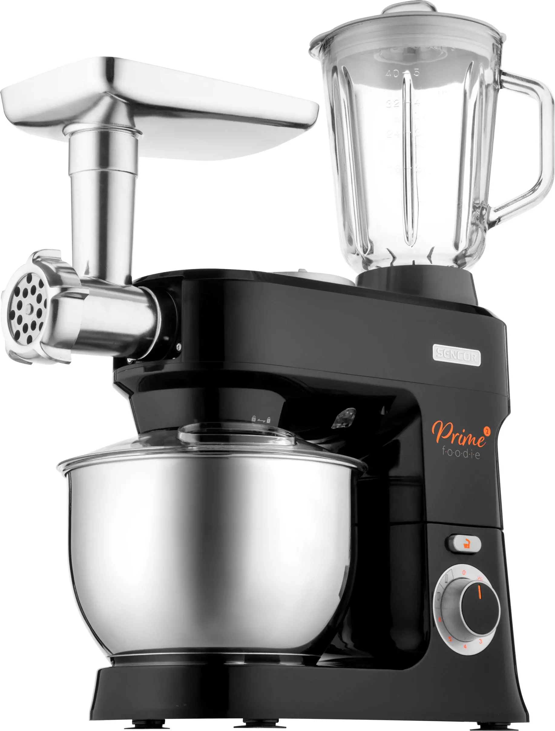 Robot planetarny Sencor STM 3761BK 1000W Maszynka do mielenia Blender kielichowy