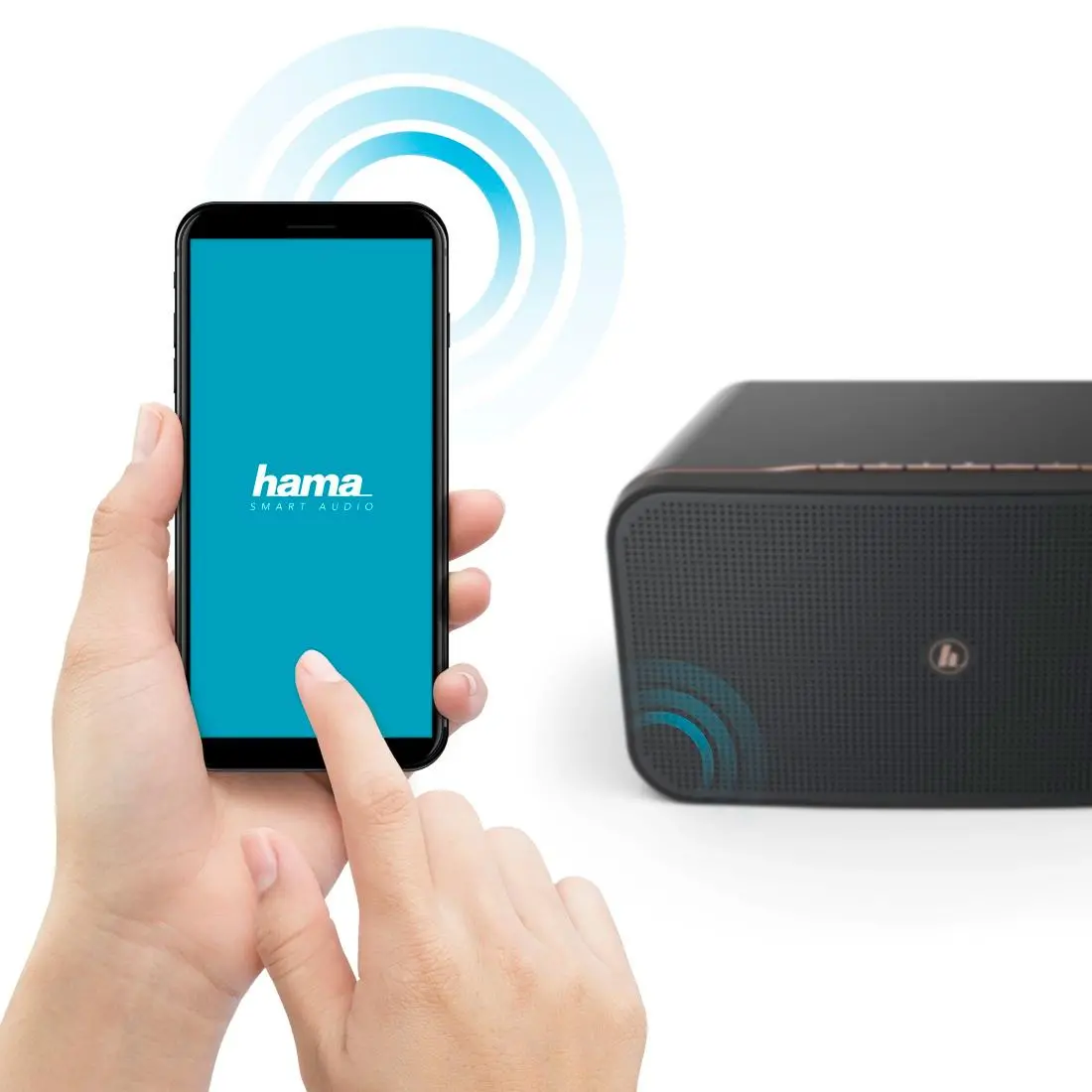Głośnik Bluetooth Hama SIRIUM2000AMBT Wi-Fi Radio internetowe Czarny