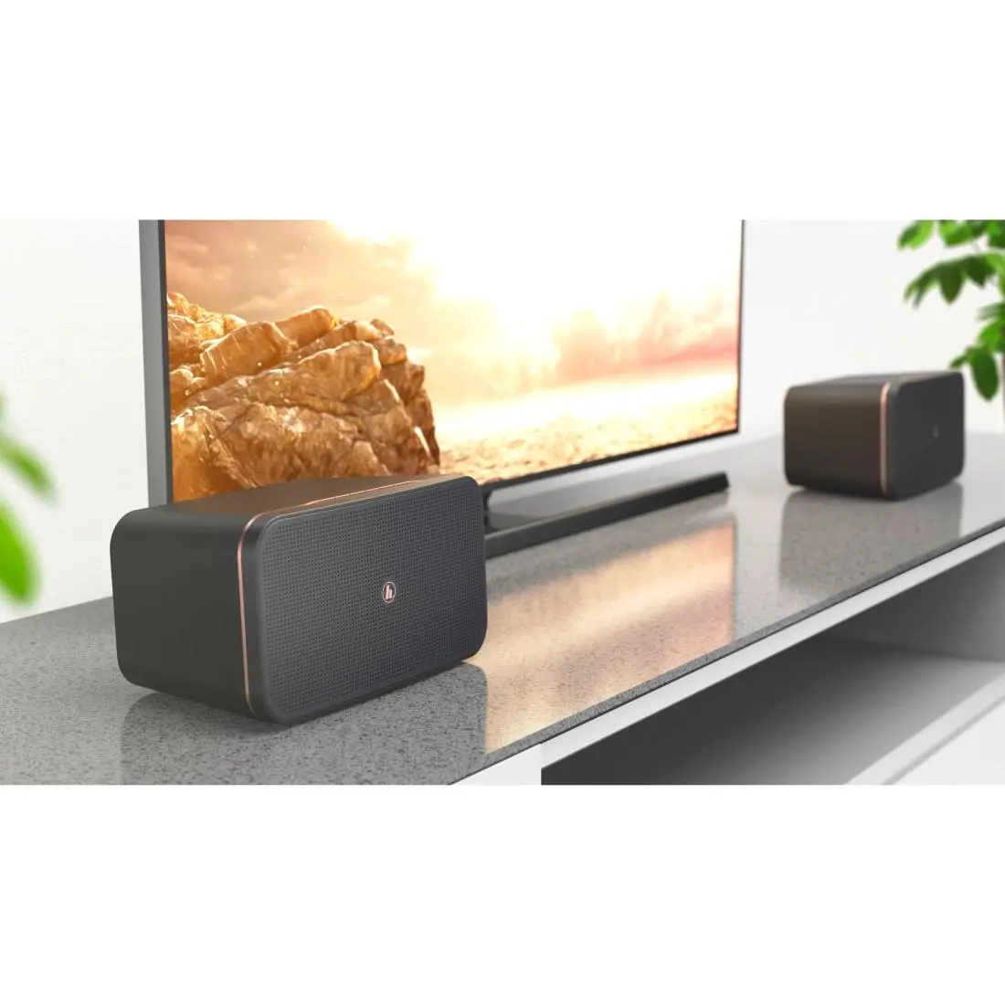 Głośnik Bluetooth Hama SIRIUM2000AMBT Wi-Fi Radio internetowe Czarny
