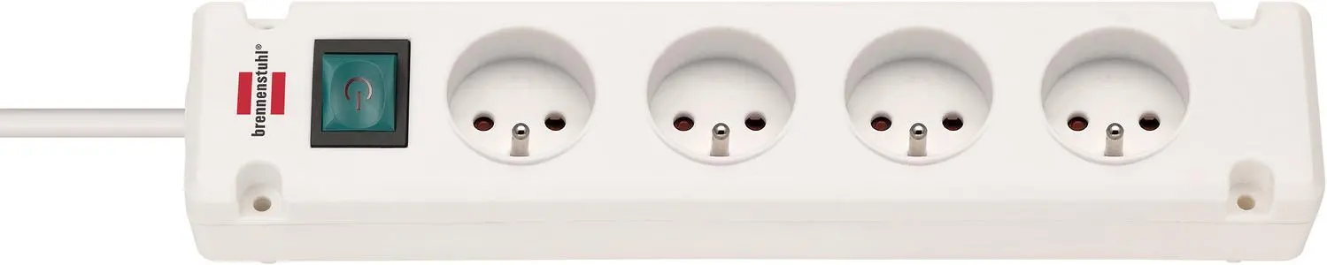 Przedłużacz Brennenstuhl Bremounta 1150651124 4 gniazda 1,5m Biały
