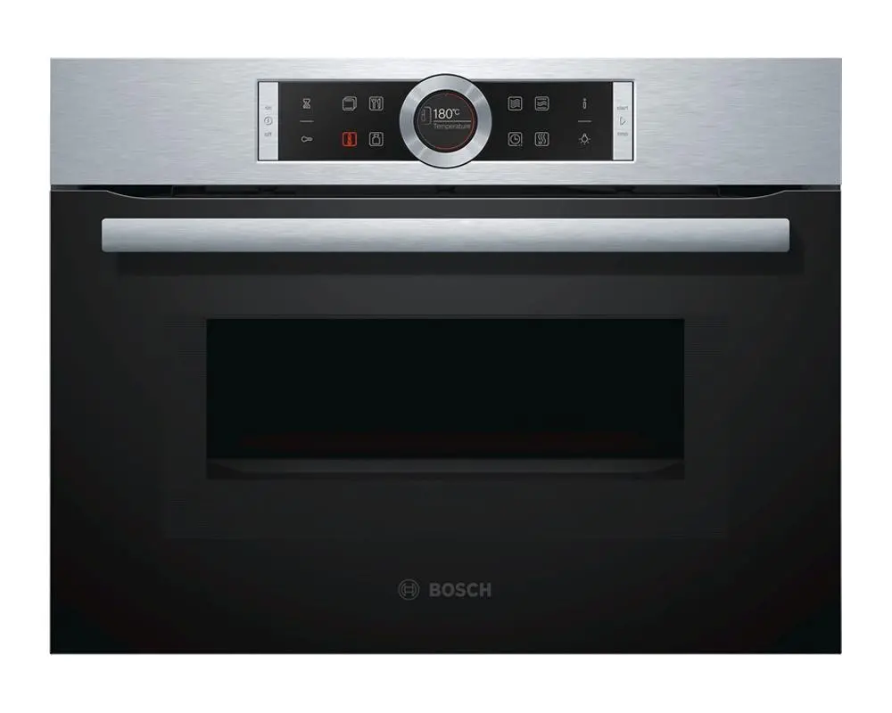 Piekarnik z mikrofalą Bosch Serie 8 CMG633BS1 Termoobieg Srebrno-czarny