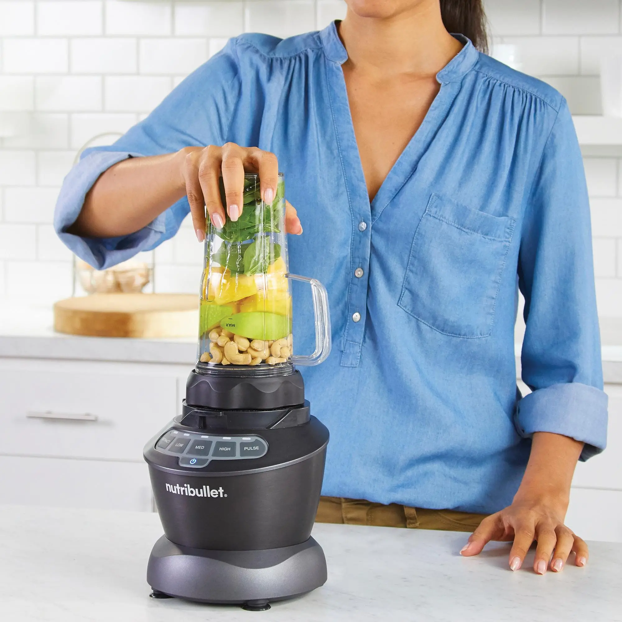 Blender kielichowy Nutribullet NBF500DG 1,6l 2 butelki