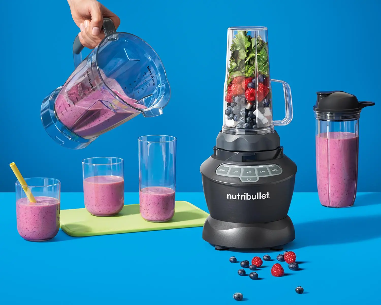 Blender kielichowy Nutribullet NBF500DG 1,6l 2 butelki