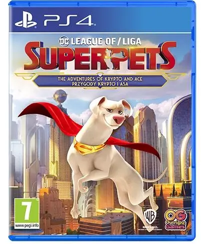 DC LIGA SUPERPETS: Przygody Krypto i Asa Gra na PS4 (Kompatybilna z PS5)