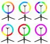 Lampa pierścieniowa Tracer RGB Ring 26cm ze statywem